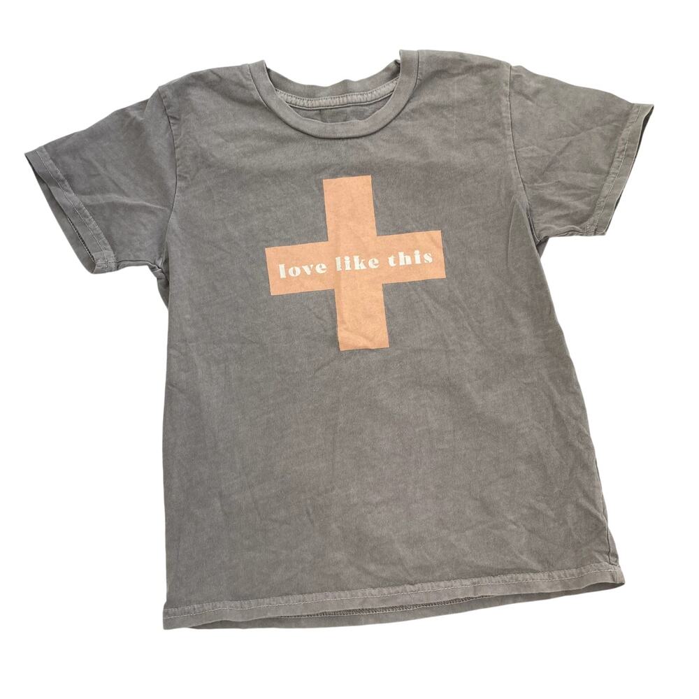 The Ever Co Love Like This Tee - Gray Peach - 6-7